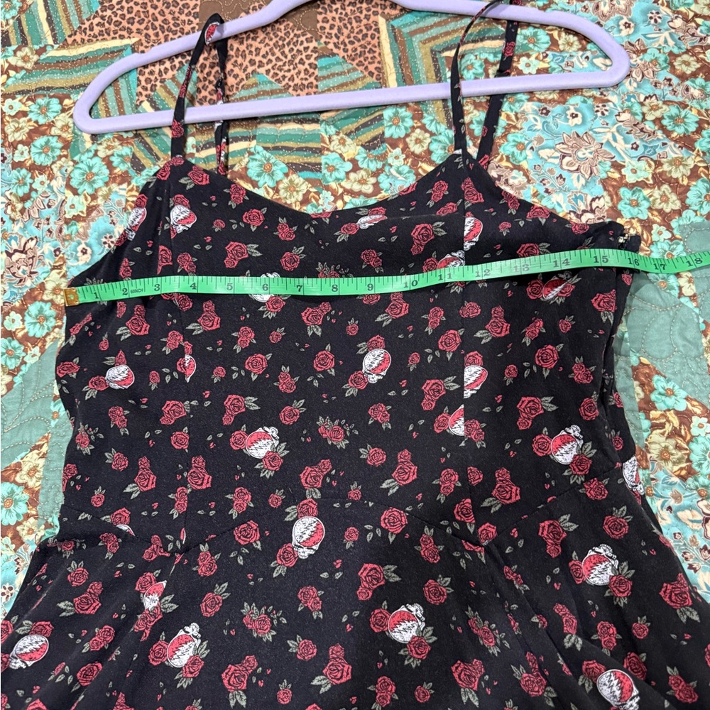 Grateful Dead by junk food spaghetti strap dress size large - Picture 6 of 9